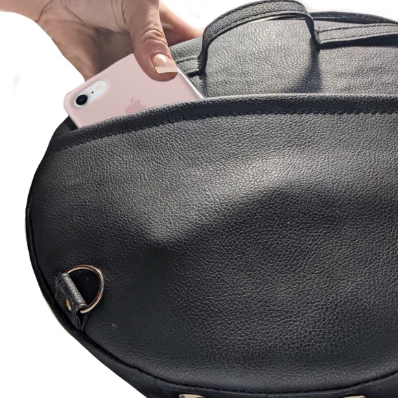 FanTC Convertible Circle Backpack Crossbody Shoulder bag Top Handle Traditional - Picture 10 of 13